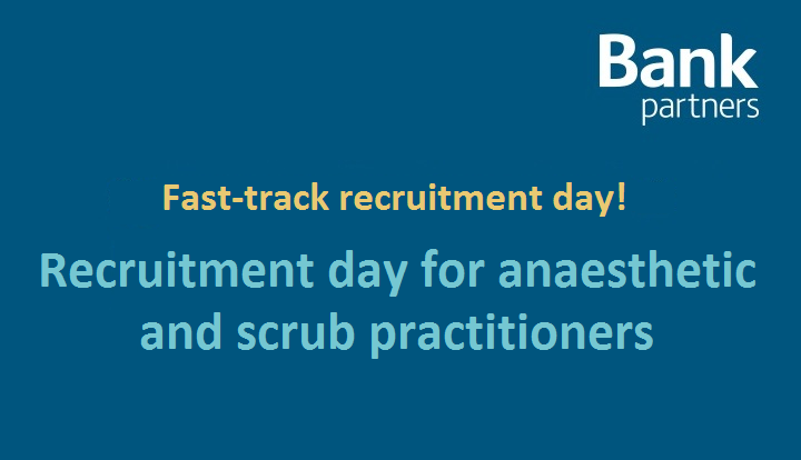 Recruitment day for anaesthetic practitioners and scrub practitioners